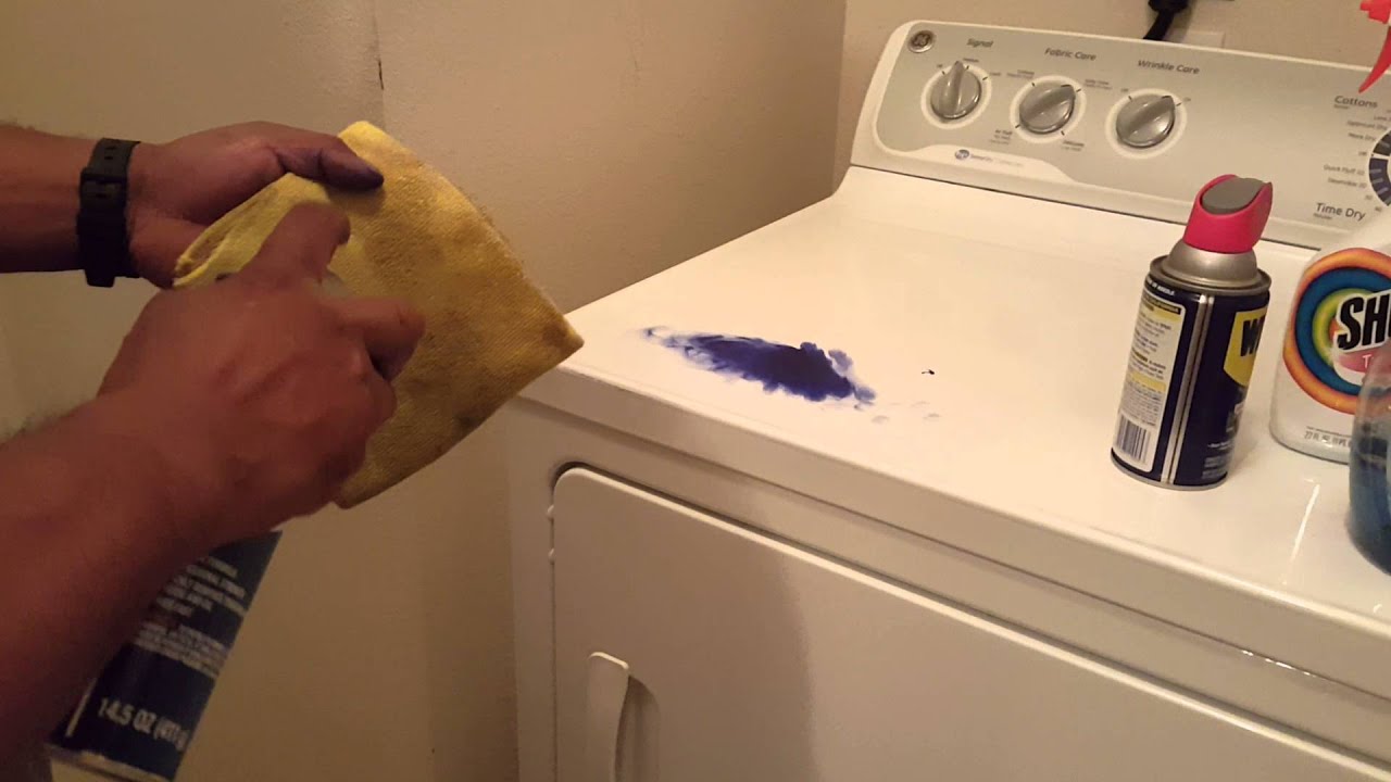 How To Remove Ink From Appliances Youtube