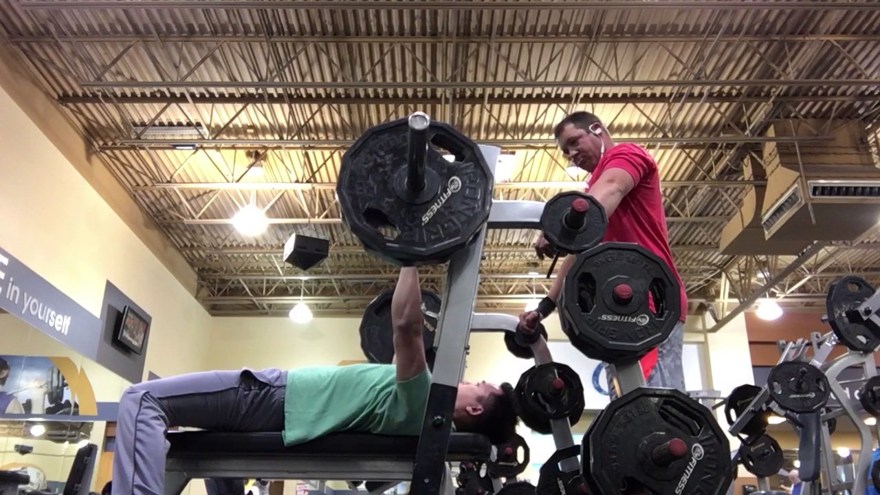 Bench 225 for reps at 152lbs