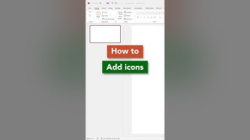 How To ADD ICONS in PowerPoint #shorts