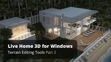 Terrain Editing Tools Part 2 - Live Home 3D for Windows Tutorial