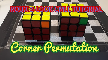ROUX 2-LOOK CMLL TUTORIAL| Corner Permutation