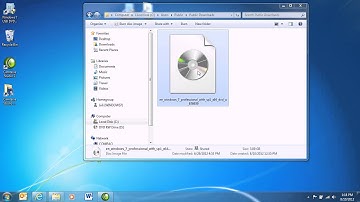 Burn an ISO Image to a DVD with Windows7
