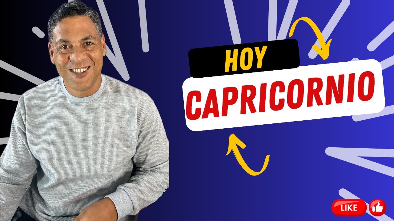 CAPRICORNIO HOY EN CUALQUIER MOMENTO ESTO SUCEDERA! TUS OJOS NO LO VEN ...