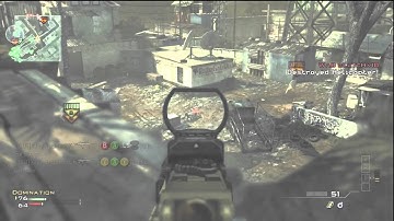 MW3 Domination on Mission 61-10 Gold M4