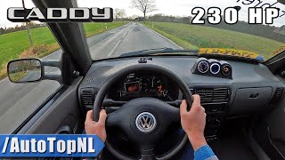 2001 VW CADDY 1.9 TDI 230HP "RING-CADDY" POV Test Drive by AutoTopNL видео