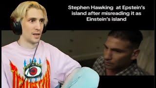 xQc Reacts to Epstein Island Tiktoks
