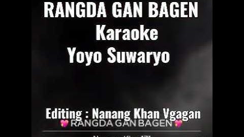 Karaoke -Rangda Gan Bagen- Yoyo S