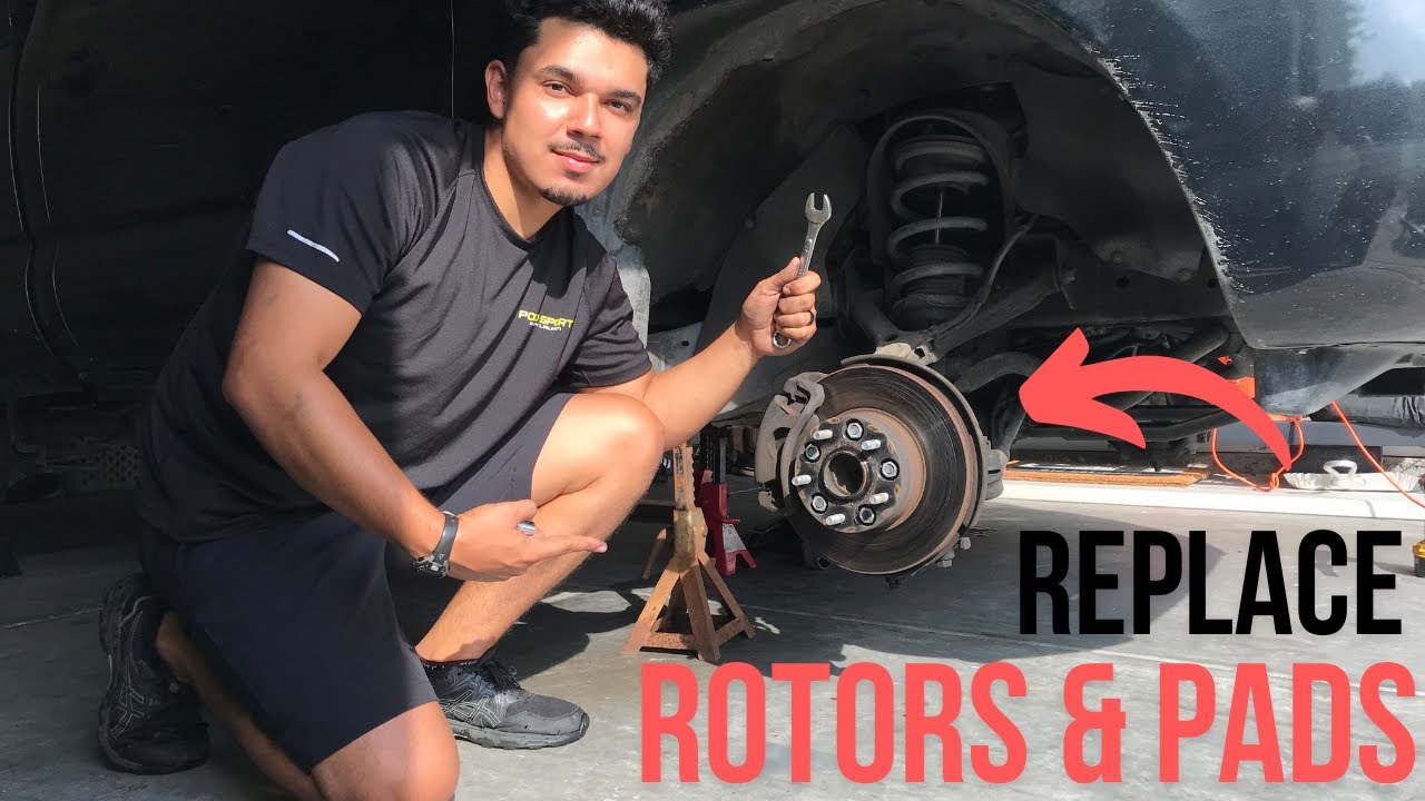 How to Replace Brake Pads & Rotors | 05-15 Toyota Tacoma 5 Lug - YouTube
