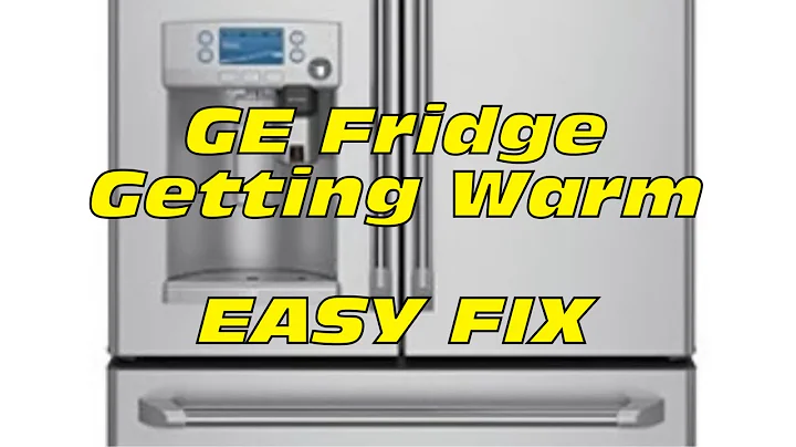 ✨ GE FRIDGE — NOT COOLING  - Easy FIX ✨