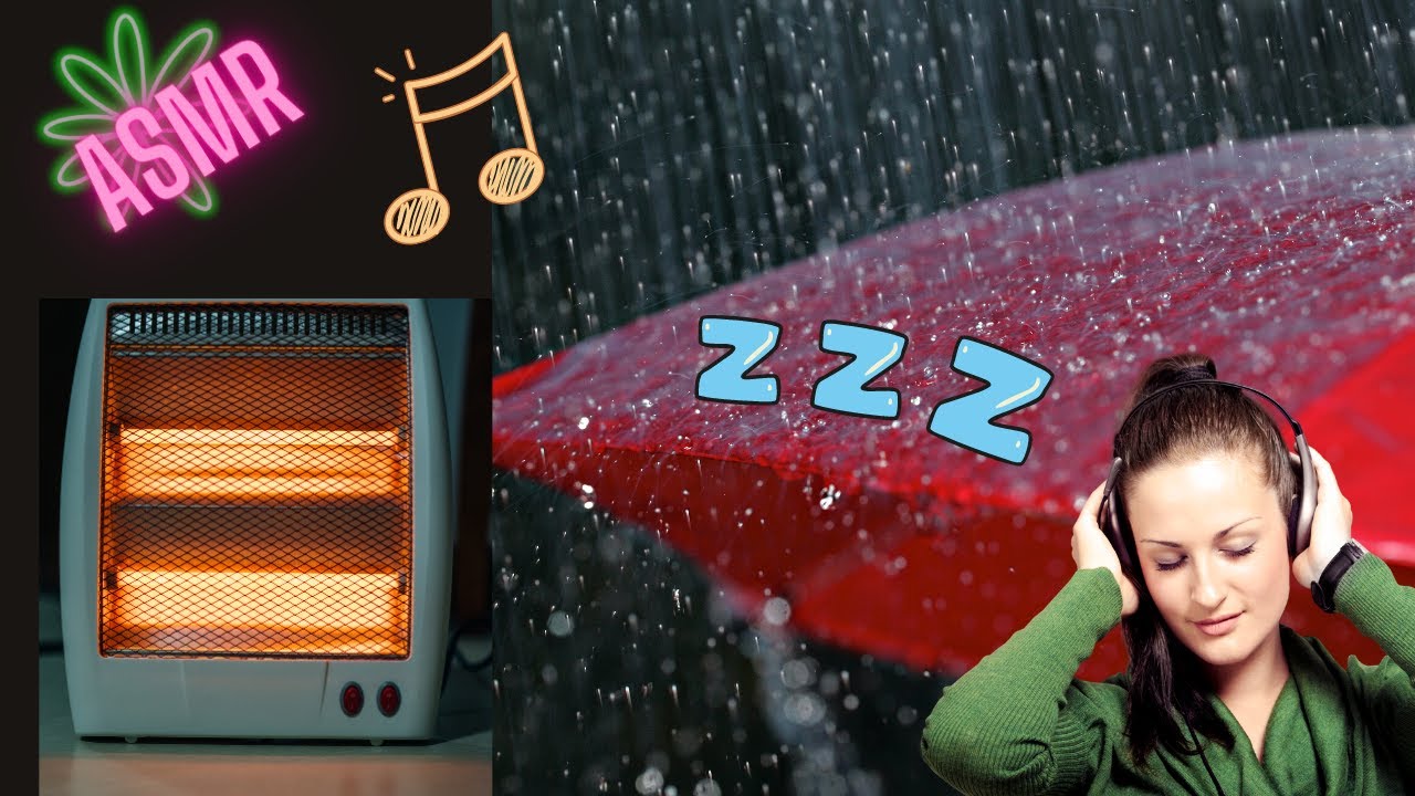 Heater Fan + Rain Sound White Noise 67 YouTube