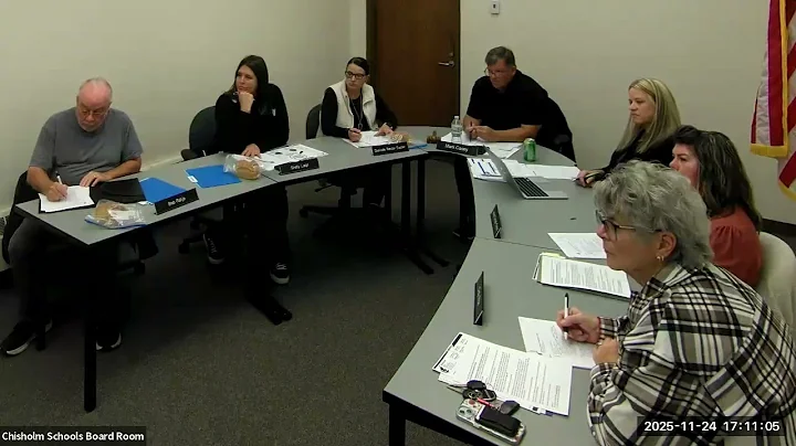 Regular School Board Meeting - November 24, 2025