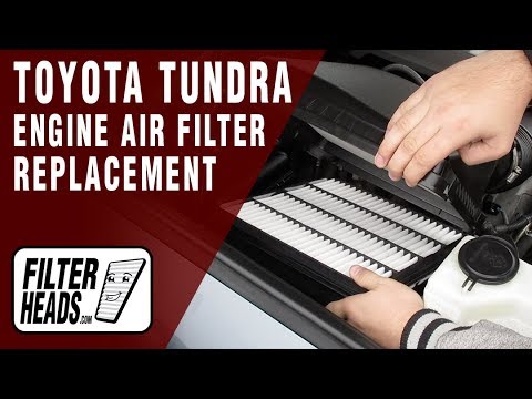 How to Replace Engine Air Filter 2010 Toyota Tundra V8 5.7L - YouTube
