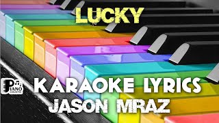 LUCKY JASON MRAZ KARAOKE LYRICS VERSION PSR