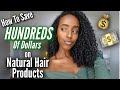 How to Save HUNDREDS on Natural Hair Products | Natural Curly Hair