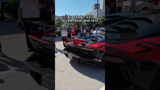 Lamborghini Aventador SVJ acceleration and revs #lamborghiniaventadorsvj