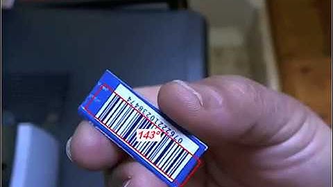 Object detection, very fast and robust blurry 1D barcode detection for real-time applications