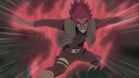Gai sensei contre madara. Gai ouvre la huitieme porte/combat monstrueux