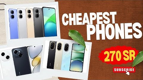 Top 4 Cheapest Smartphones in Saudi Arabia 2025 🔥 | Budget Phones Under SAR 270 Riyal!