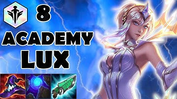 TFT Set 6 Hyper Roll 8 Academy Lux Carry / Strategy Guide