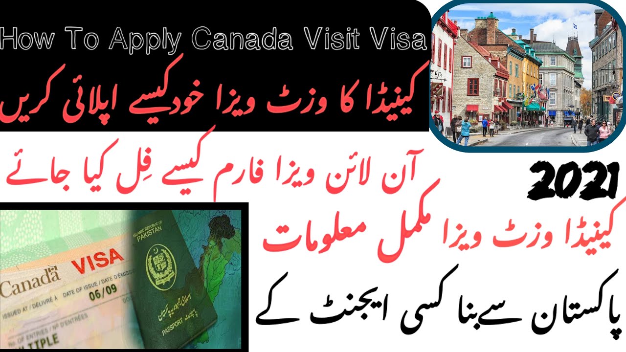canada visit visa from pakistan application