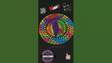 Spirograph: Drawing on BLACK Scratch Paper is SO SATISFYING! 🤩 💕#spirograph #shortsfeed #shorts