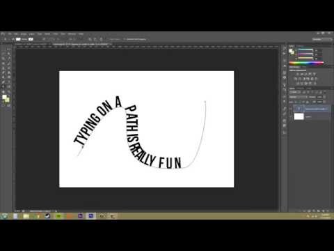 Photoshop CS6 Tutorial - 192 - Text entlang einem Pfad