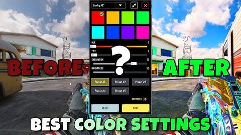 HOW TO ADJUST COLORS IN COD MOBILE TO SEE ENEMIES BETTER BEST CODM COLOUR SETTINGS IN 2025 BEST BR