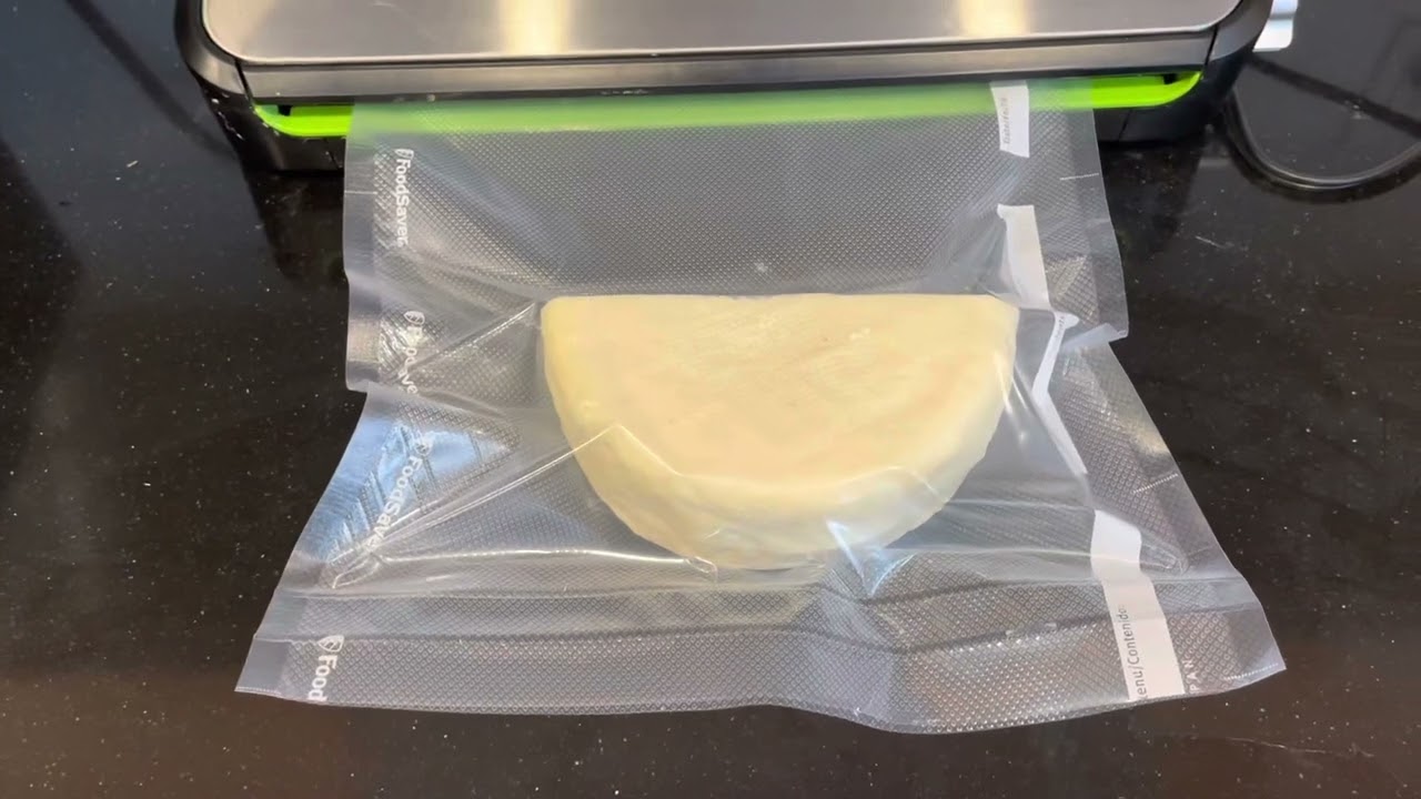 Double vacuum sealing a cheese YouTube