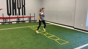 2 in 2 out Reverse Ladder Drill