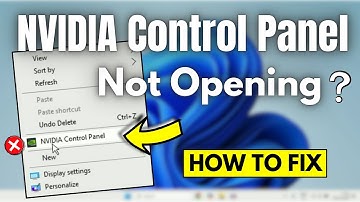How to Fix NVIDIA Control Panel Not Opening in Windows 10/11 – 4 Easy Fixes