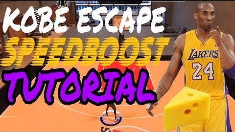 NBA 2K17 SPEED BOOST TUTORIAL EP.1 | KOBE BRYANT ESCAPE TUTORIAL!