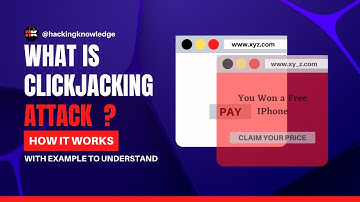 What is Clckjacking Attack | Vulnerability | How Clickjacking Works | Hackingknowledge | #working#hk