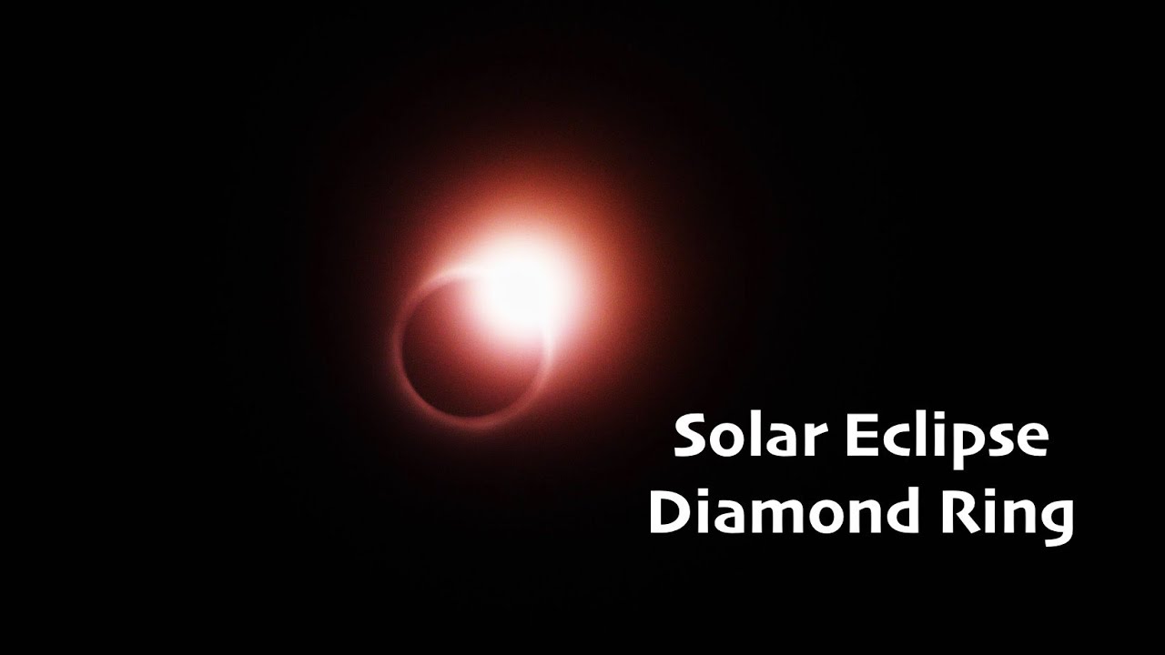 The eclipse diamond ring effect