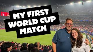 How does the World Cup atmosphere compare to college football?