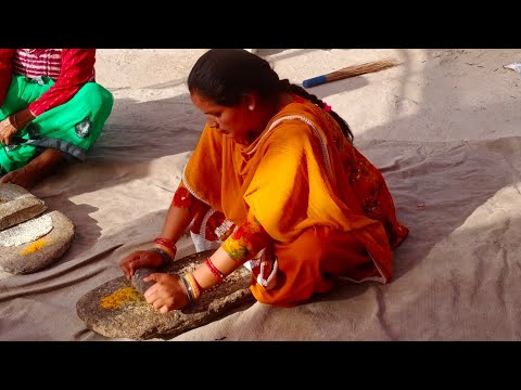 दाल पिसाई,💞