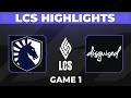 TL vs DSG Highlights Game 1 | LCS 2026 Spring | Team Liquid vs Disguised by Onivia