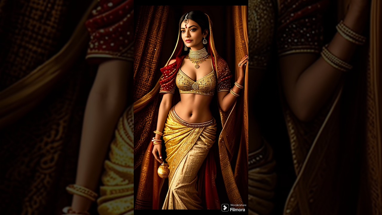 [4K] AI ART Indian Lookbook Girl Al Art video