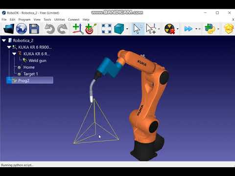 Robot KUKA con RobotDK y Python