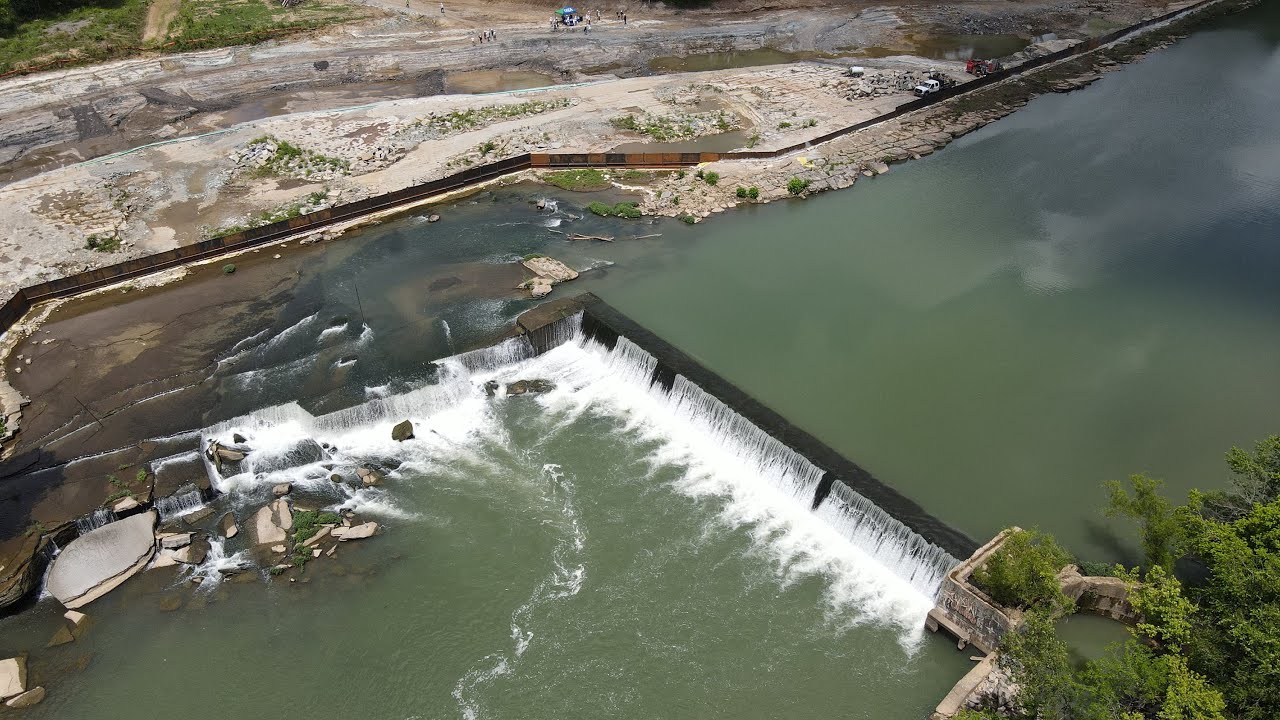Grand River Dam Authority hosts construction tour of WOKA Whitewater