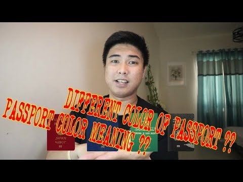 Video: Anong Kulay Ang Pasaporte Ng Mga Ruso