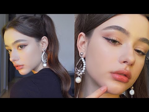 baddie makeup ♡ perfect eyeliner | dolly eyelashes | viral makeup ~