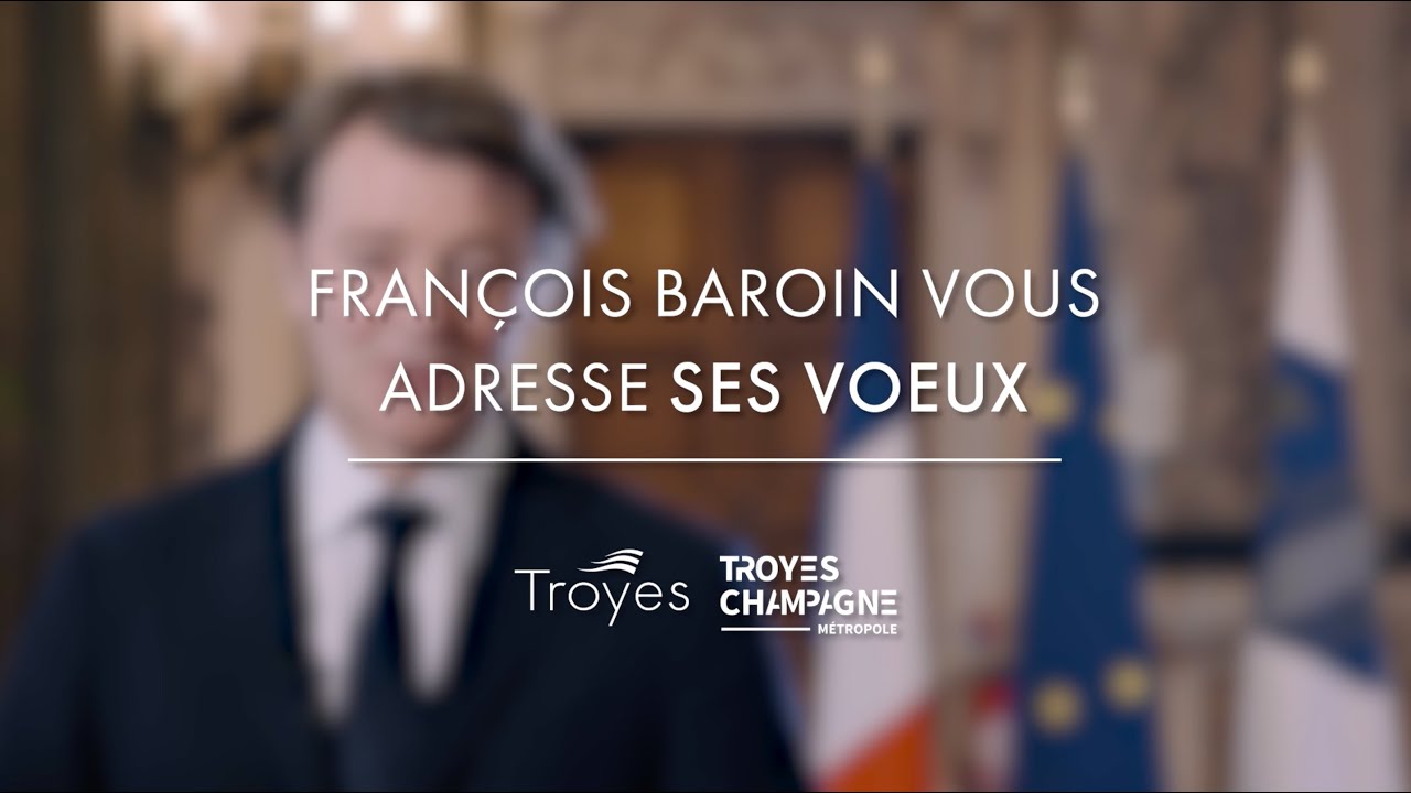 MEILLEURS VŒUX 2️⃣0️⃣2️⃣4️⃣ ✨ Les vœux de François Baroin, maire de Troyes et président de TCM