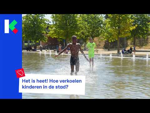 It's hot! How do kids cool off in the city?
