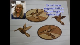 Scroll Saw Segmentation hummingbird