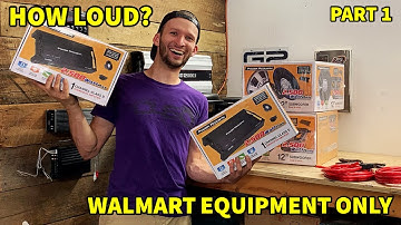 How LOUD Can We Make a Walmart Subwoofer Build? Part 1