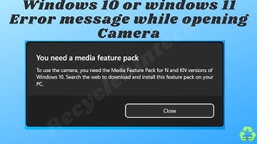 To use the camera you need the media feature pack for N and KN version of windows 10.search the web