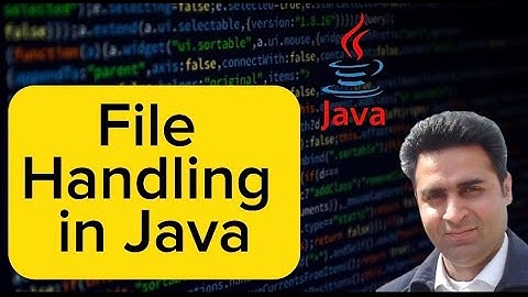 File Handling in Java