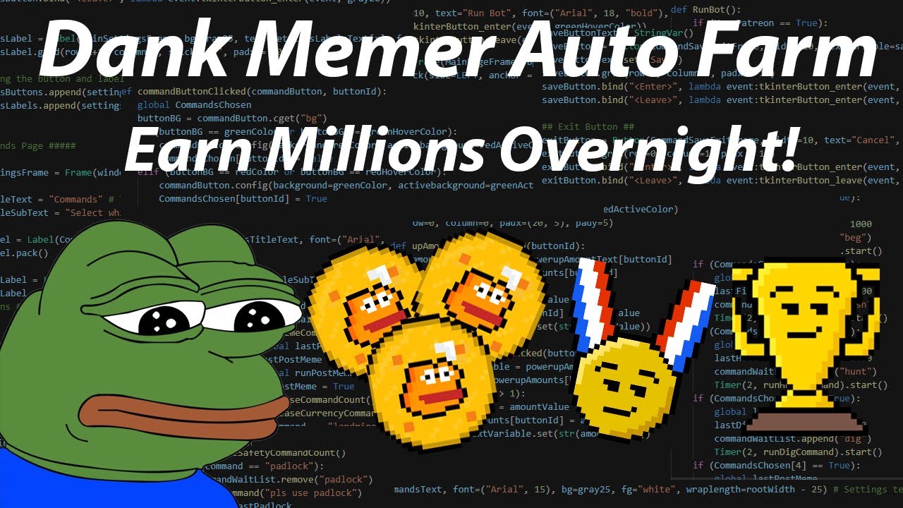 Dank Memer Auto Farm 