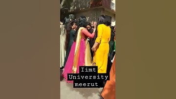 freshers party in Iimt University meerut