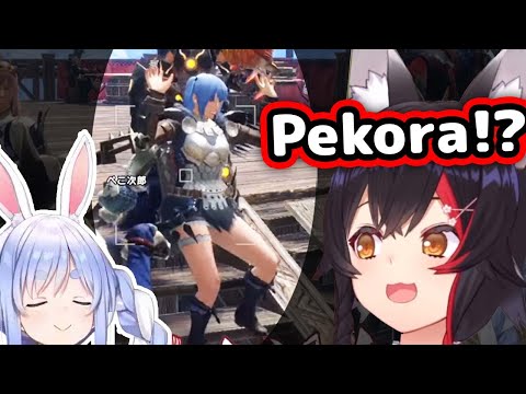 Pekora Randomly Starts Dancing While Everyone's Taking Pictures【Hololive】